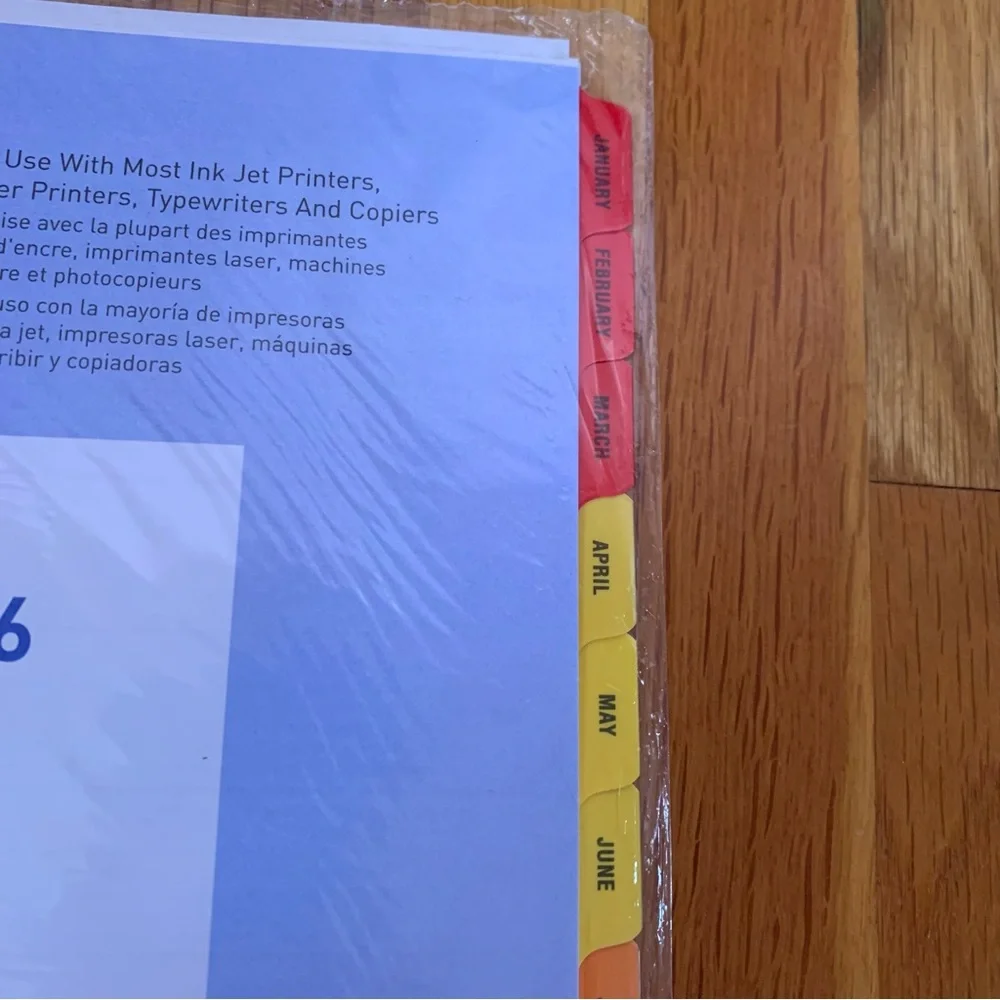Sparco Spr-21906 Jan-dec Quick Index Divider - 12 X Tab Printed